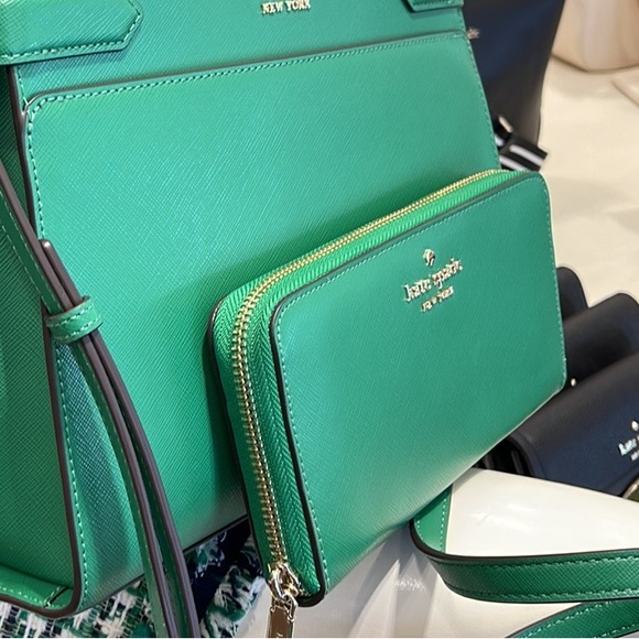 Kate Spade Staci Large Continental Wallet 
Green Bean - Picture 11 of 16